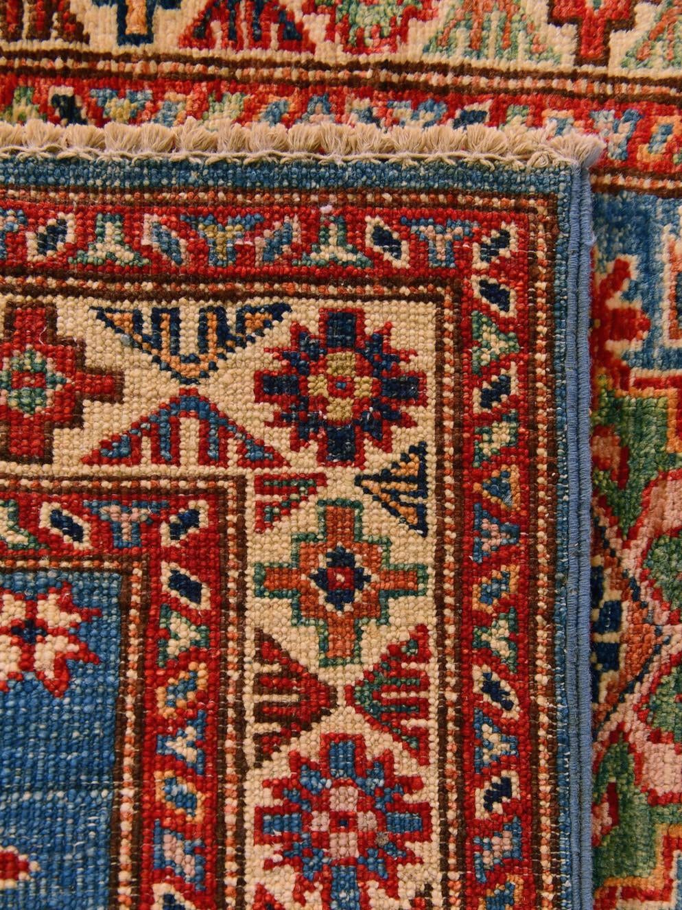 Detail image 12 of 12: 2' 1 x 3' 1 Hand Knotted Kazak Rug