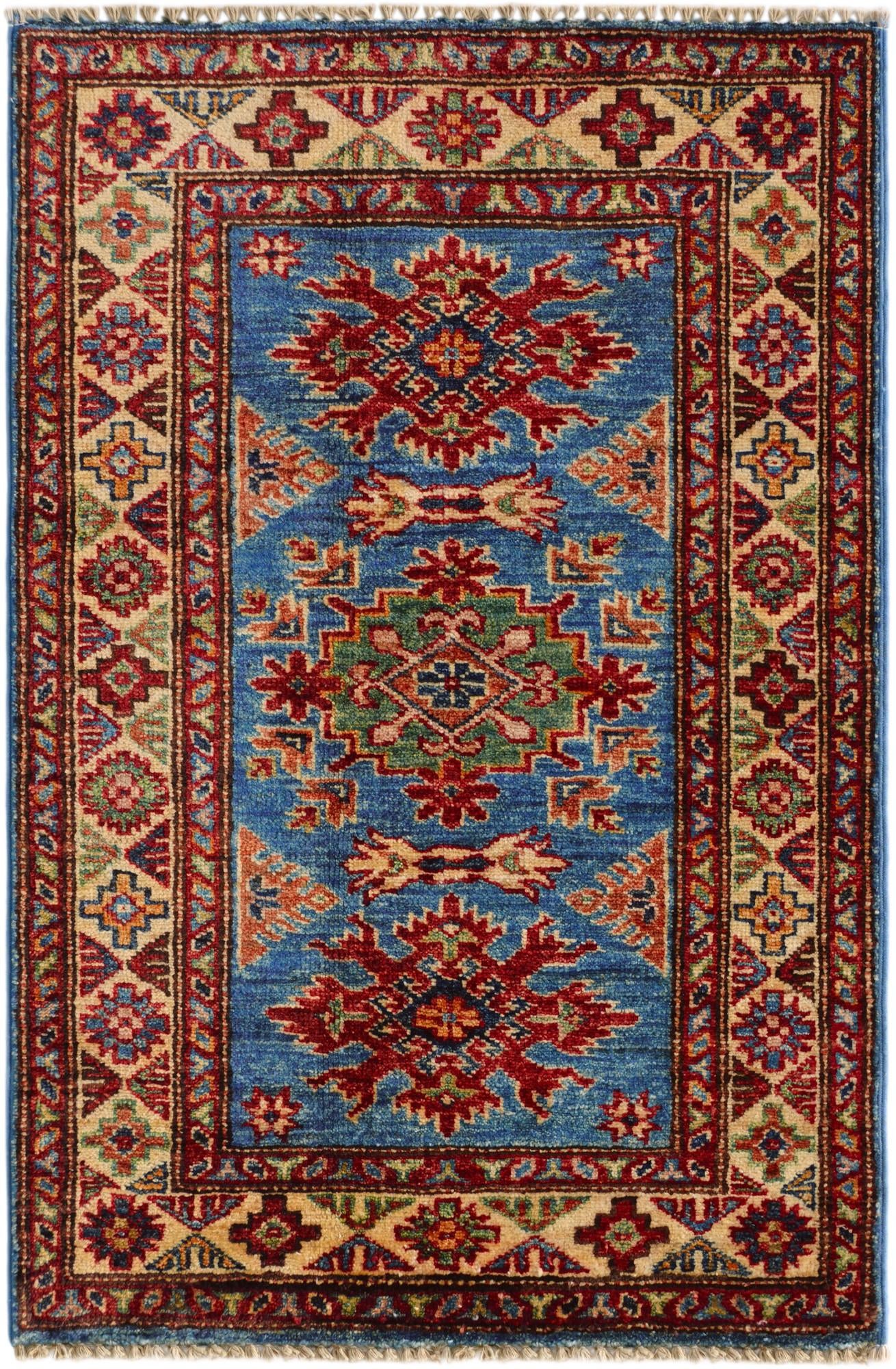 2' 1 x 3' 1 Hand Knotted Kazak Rug