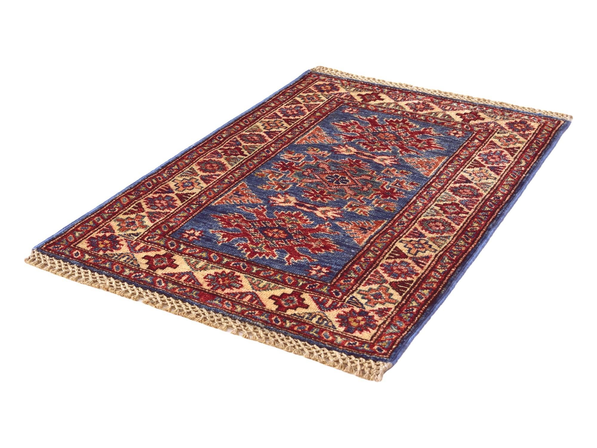 2' x 3' Hand Knotted Kazak Rug