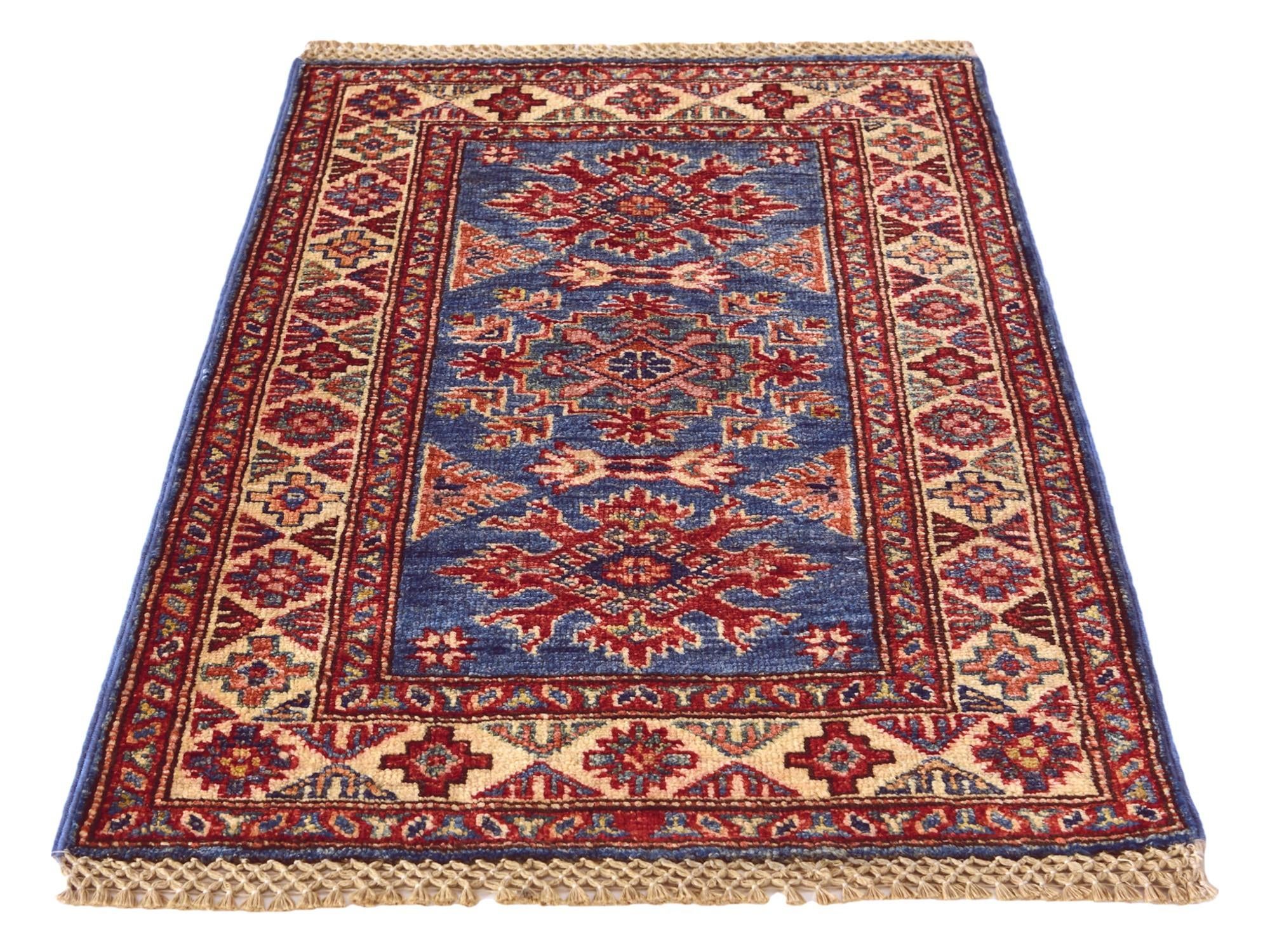 2' x 3' Hand Knotted Kazak Rug