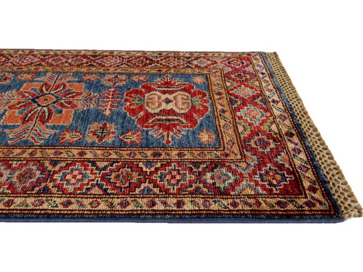 Detail image of 2' x 3' 1 Hand Knotted Kazak Rug