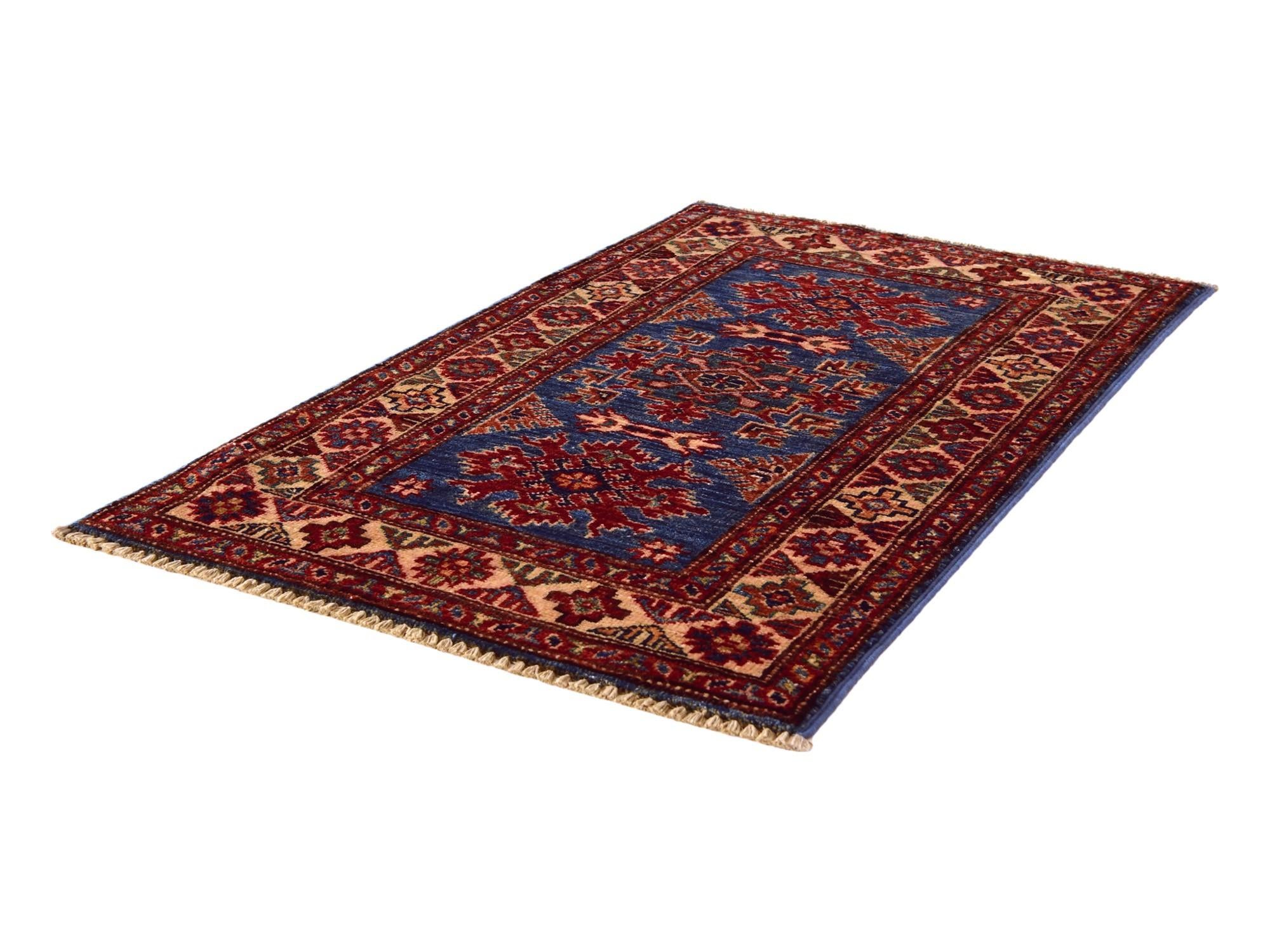 2' x 3' 3 Hand Knotted Kazak Rug