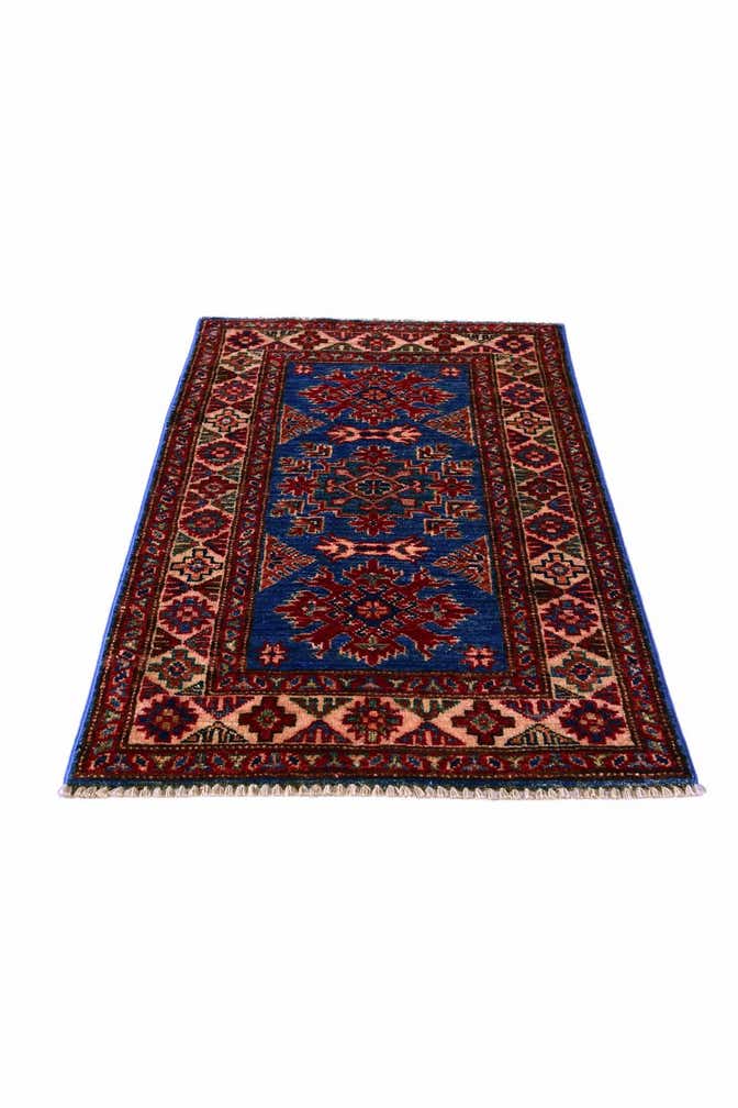 2' x 3' 3 Hand Knotted Kazak Rug