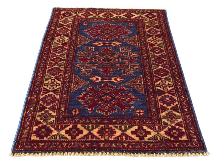 Detail image of 2' x 3' 3 Hand Knotted Kazak Rug
