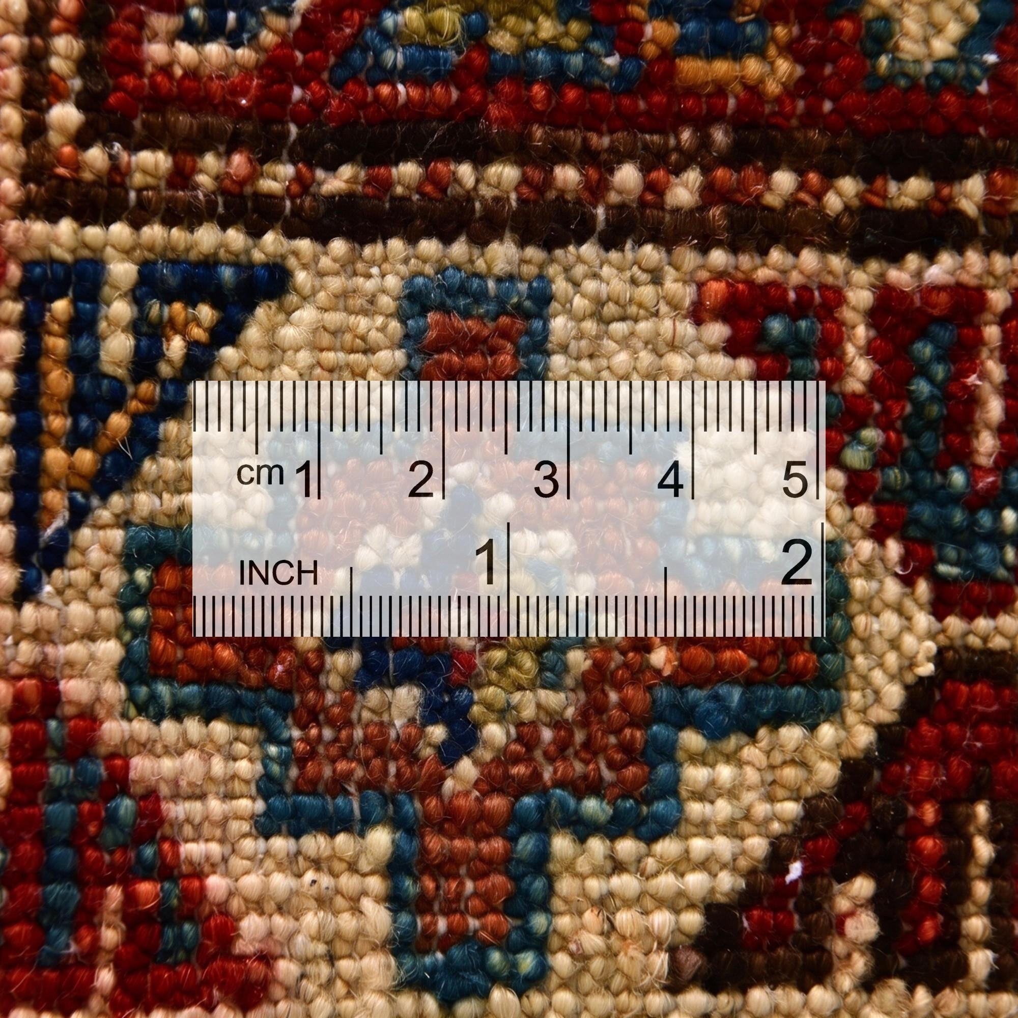 2' x 3' 3 Hand Knotted Kazak Rug