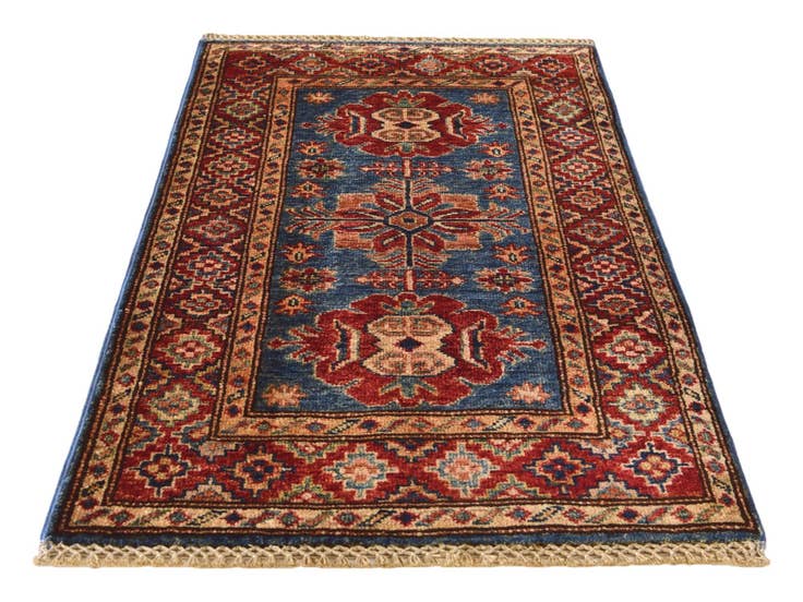 Detail image of 1' 11 x 3' 2 Hand Knotted Kazak Rug