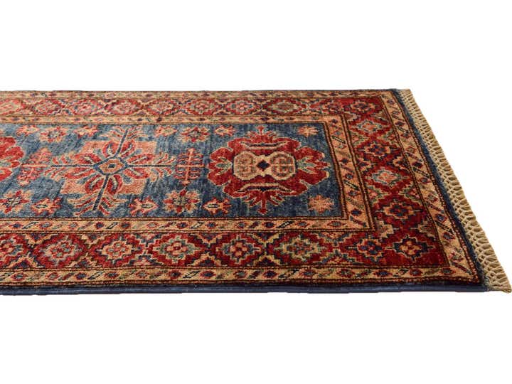 1' 11 x 3' 2 Hand Knotted Kazak Rug