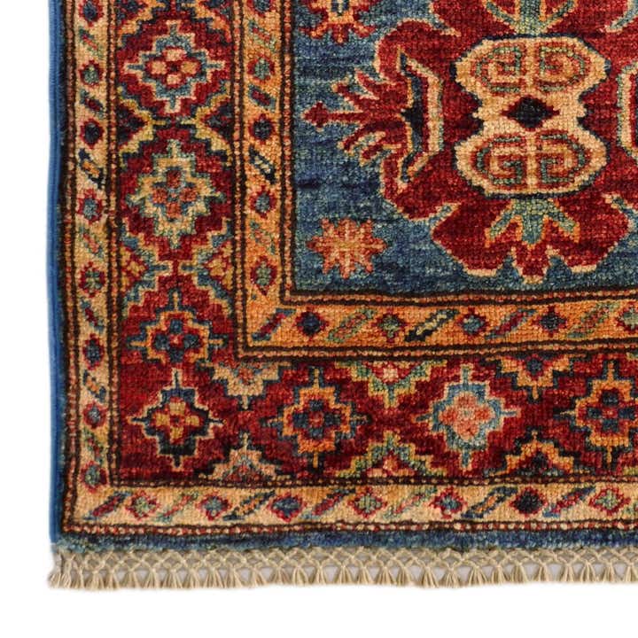 1' 11 x 3' 2 Hand Knotted Kazak Rug