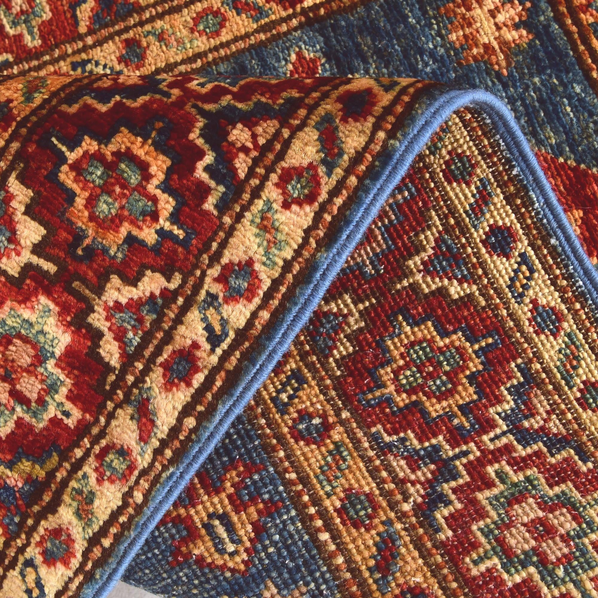 1' 11 x 3' 2 Hand Knotted Kazak Rug