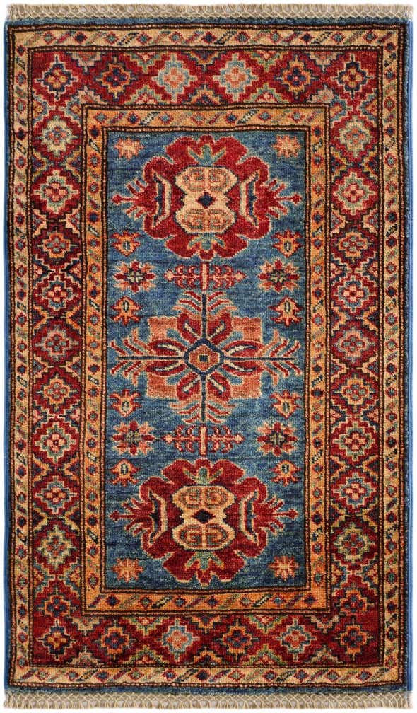 1' 11 x 3' 2 Hand Knotted Kazak Rug