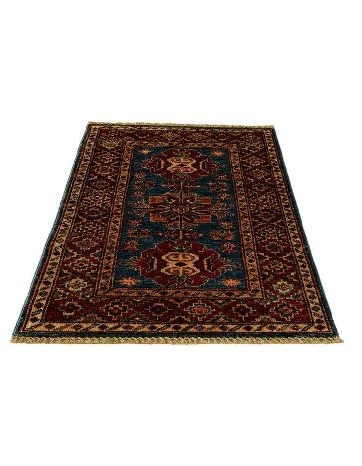 Detail image of 2' x 3' 2 Hand Knotted Kazak Rug