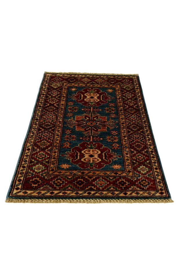 Detail image of 2' x 3' 2 Hand Knotted Kazak Rug