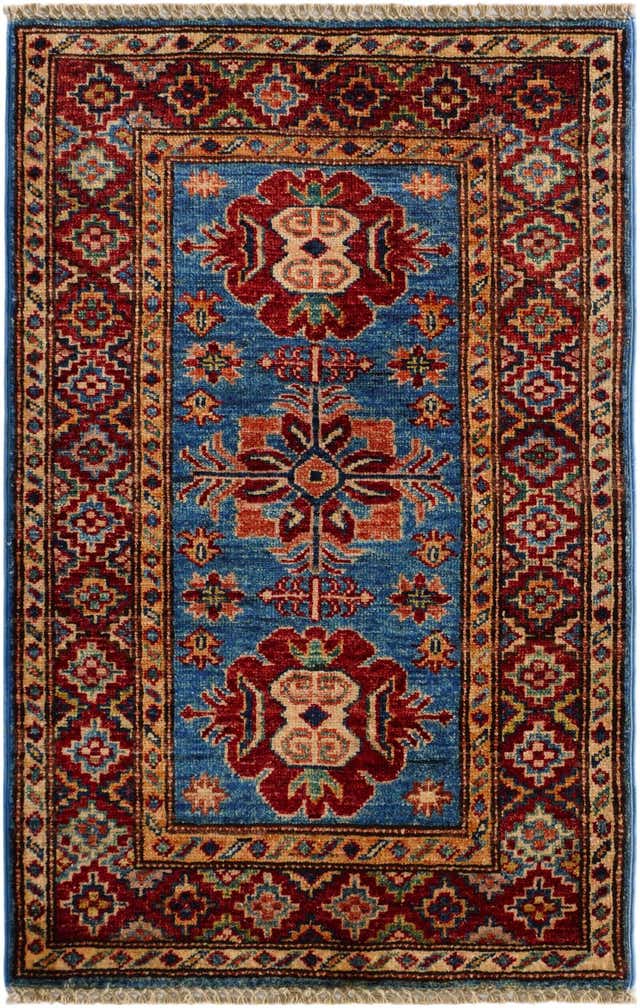2' x 3' 2 Hand Knotted Kazak Rug
