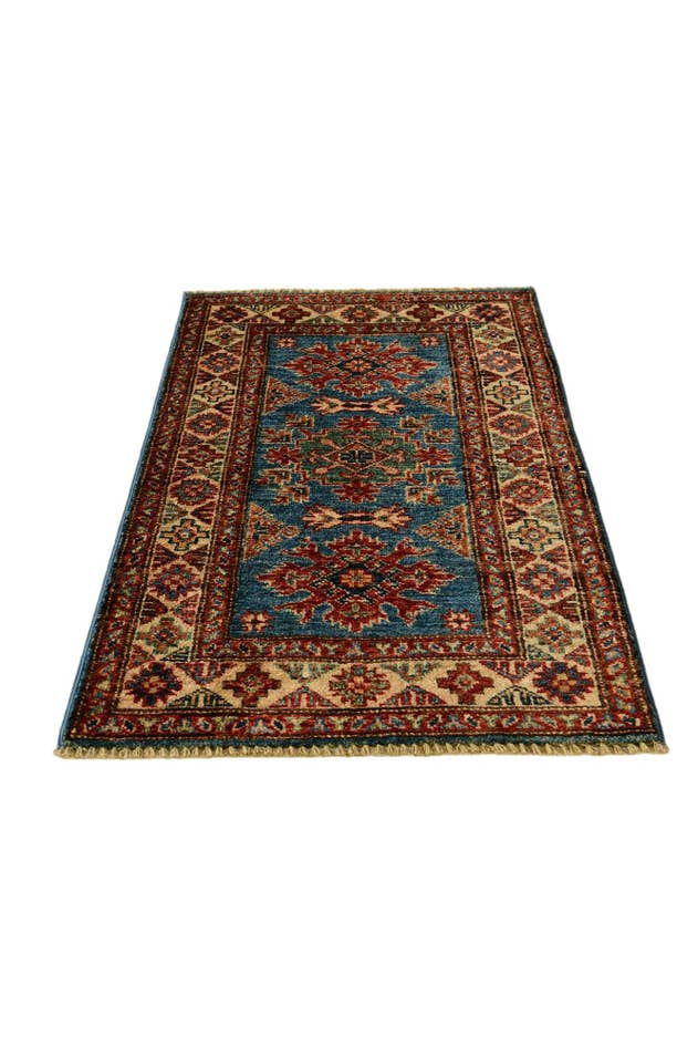 Detail image of 2' x 3' 2 Hand Knotted Kazak Rug