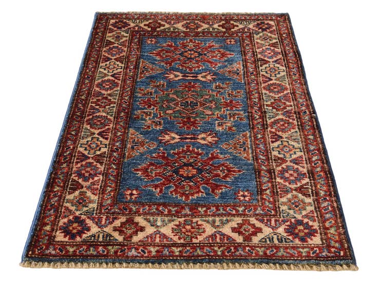 Detail image of 2' x 3' 2 Hand Knotted Kazak Rug