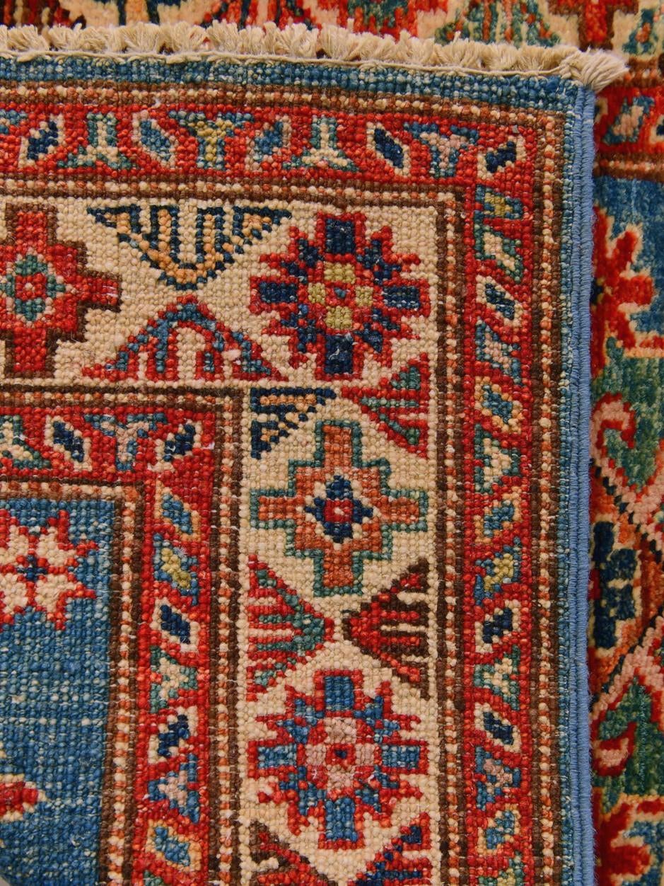 60cm x 95cm Hand Knotted Kazak Rug