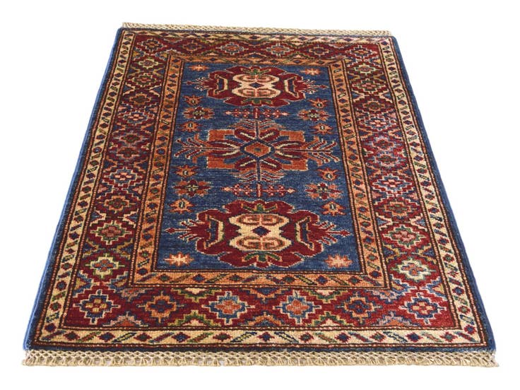Detail image of 2' 1 x 3' 1 Hand Knotted Kazak Rug