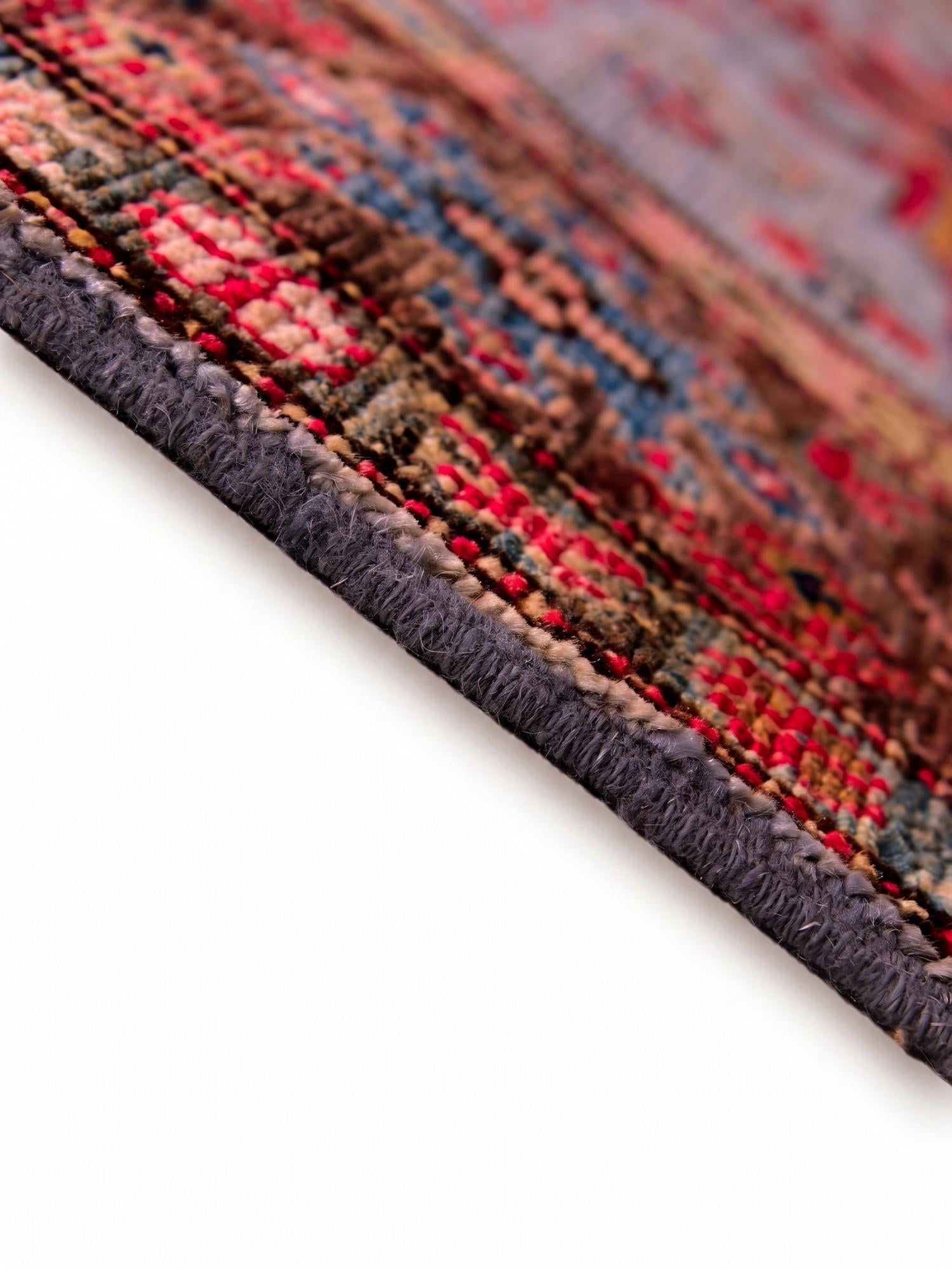 Detail image 8 of 12: 3' 4 x 4' 11 Hand Knotted Kazak Rug