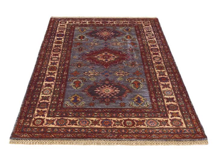 3' 2 x 5' 2 Hand Knotted Kazak Rug