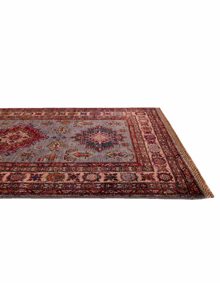 Detail image of 3' 2 x 5' 2 Hand Knotted Kazak Rug