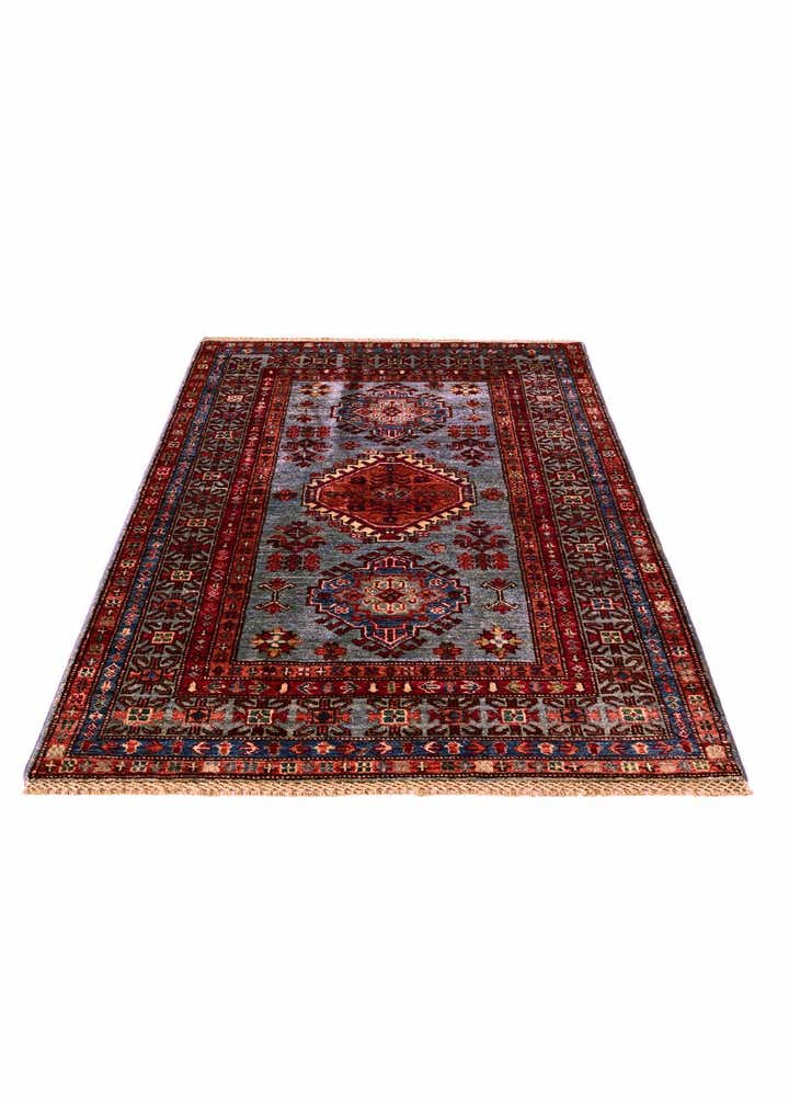 3' 3 x 5' 2 Hand Knotted Kazak Rug