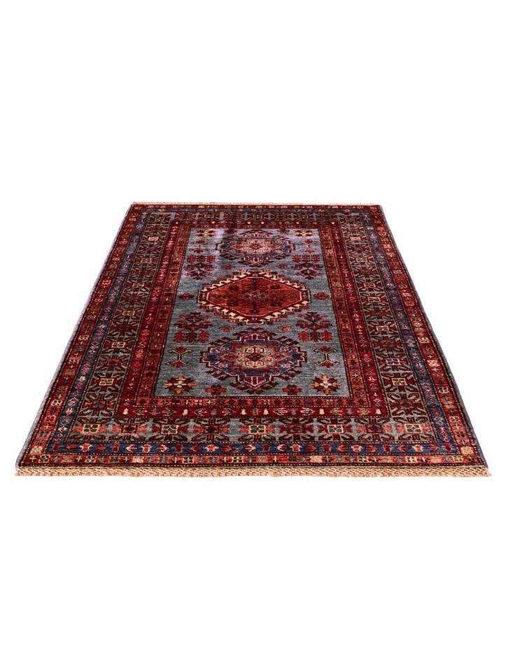 Detail image of 3' 3 x 5' 2 Hand Knotted Kazak Rug