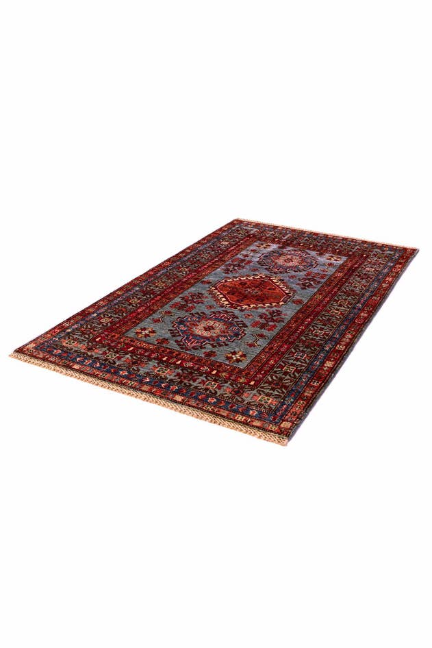 Detail image of 3' 3 x 5' 2 Hand Knotted Kazak Rug