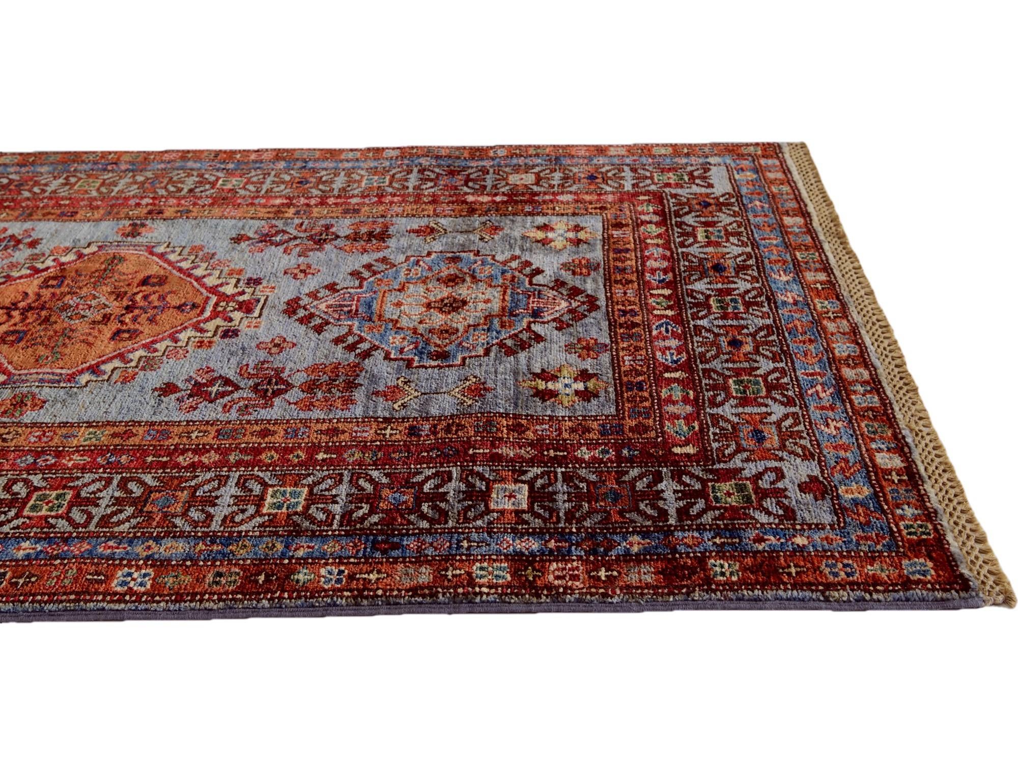 3' 3 x 5' 2 Hand Knotted Kazak Rug