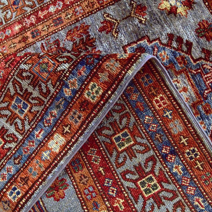 3' 3 x 5' 2 Hand Knotted Kazak Rug
