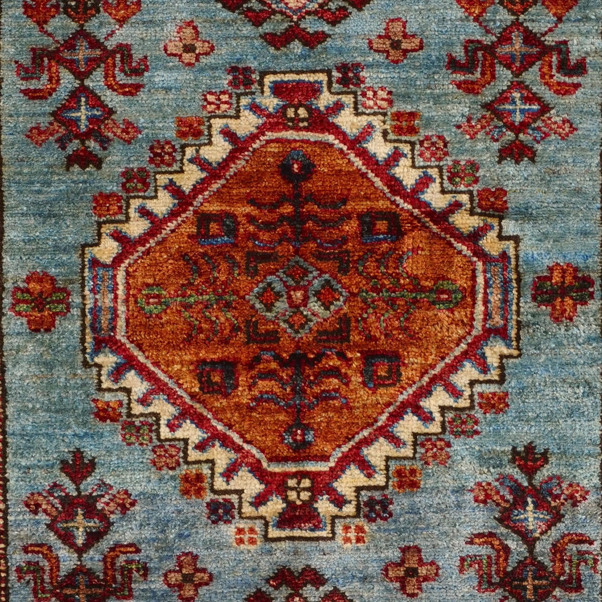 100cm x 155cm Hand Knotted Kazak Rug