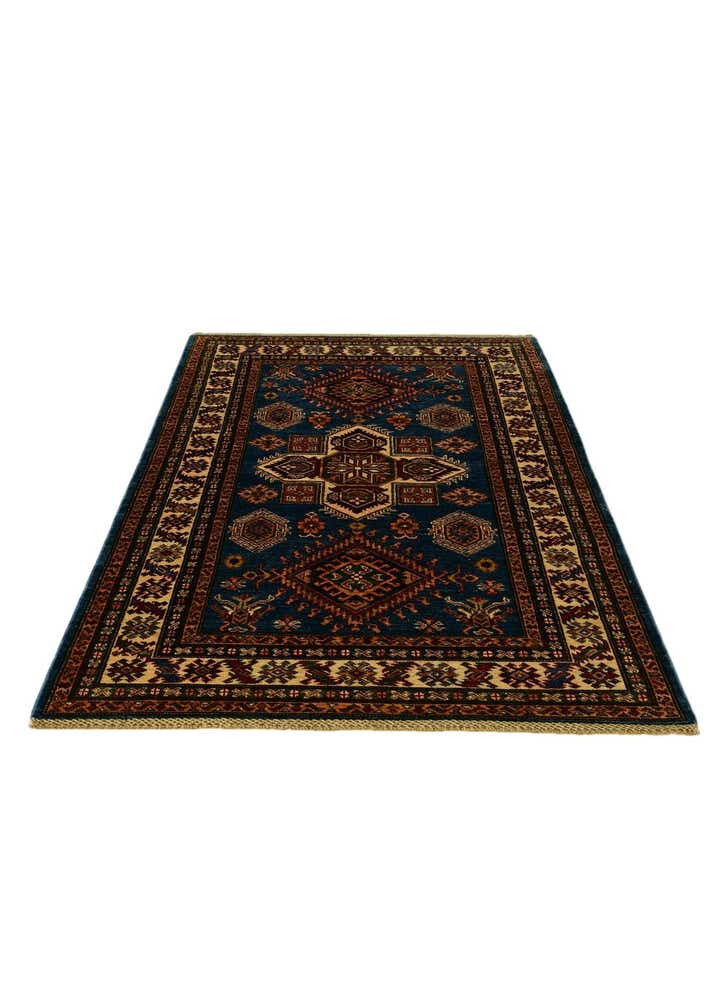3' 11 x 6' 6 Hand Knotted Kazak Rug