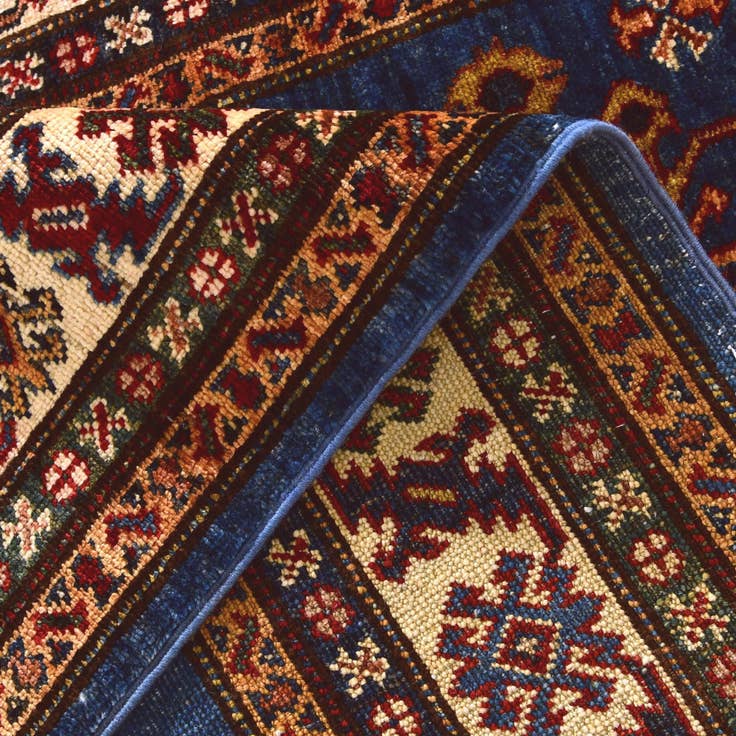 Detail image of 3' 11 x 6' 6 Hand Knotted Kazak Rug
