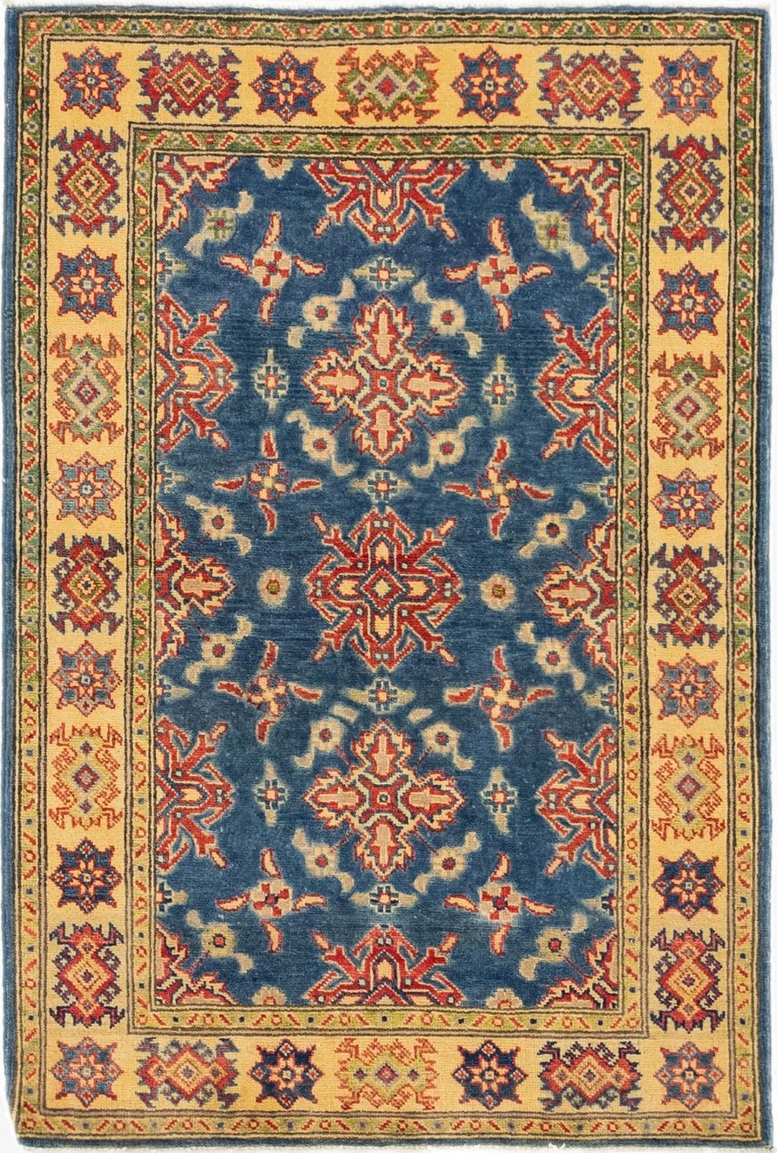 3' 4 x 5'  Hand Knotted Kazak Rug
