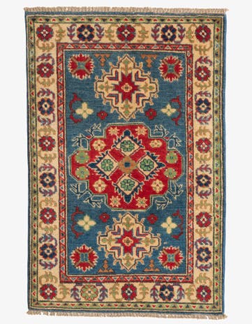 2' 8 x 4' 1 Hand Knotted Kazak Rug