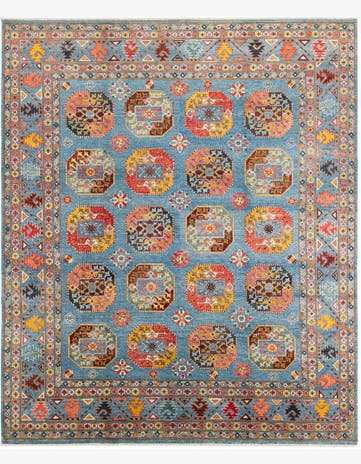 8' 2 x 9' 8 Hand Knotted Kazak Rug