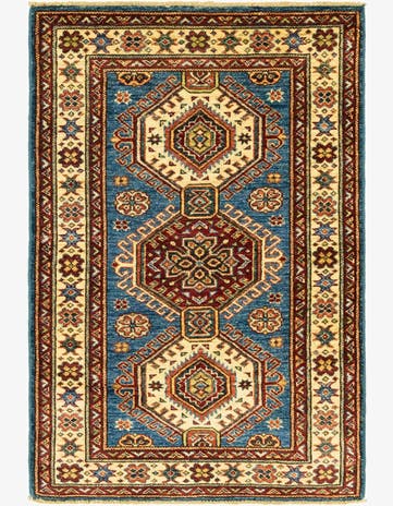 2' 8 x 4' 2 Hand Knotted Kazak Oriental Rug