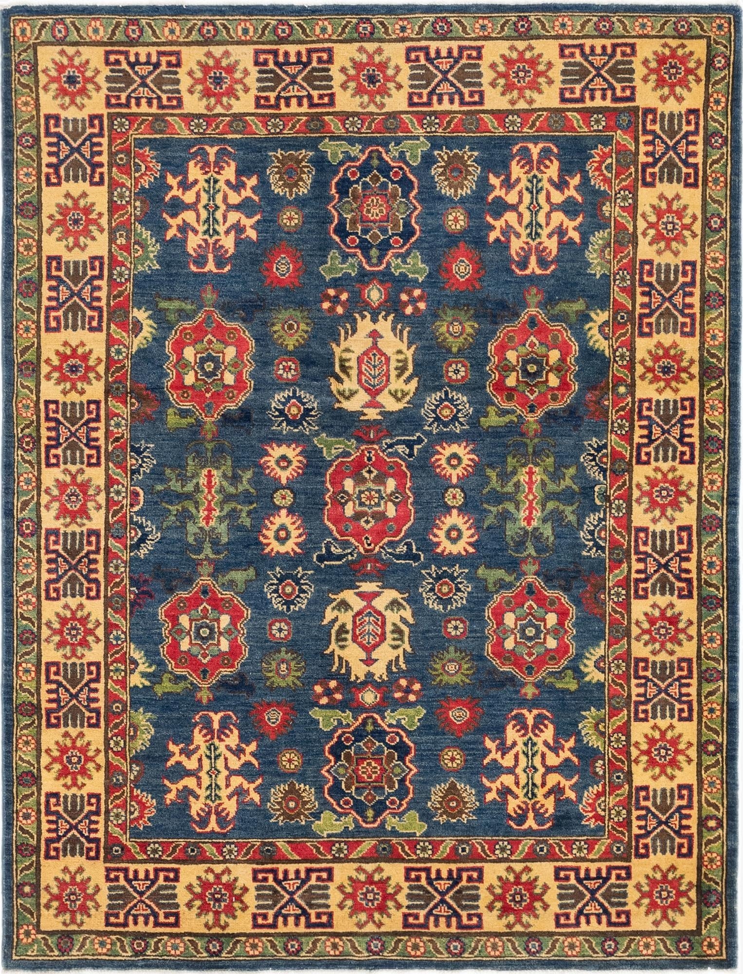 152cm x 198cm  Hand Knotted Kazak Rug