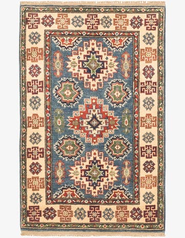 2' 8 x 4' 2 Hand Knotted Kazak Rug