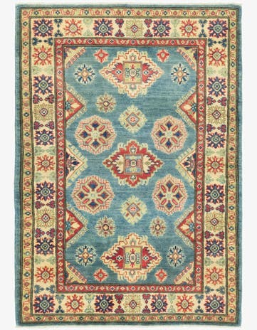 3' 10 x 5' 10 Hand Knotted Kazak Rug