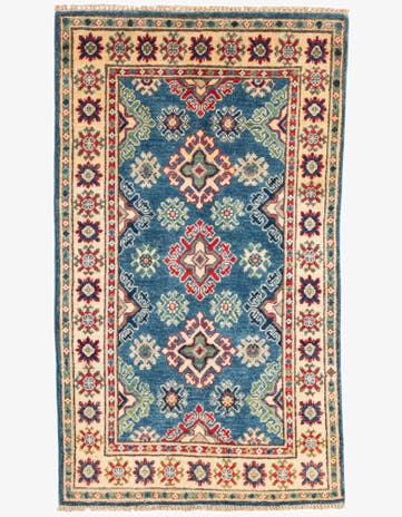 2' 7 x 4' 6 Hand Knotted Kazak Rug