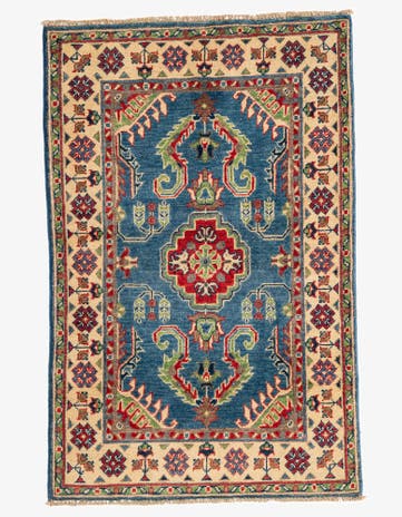 2' 8 x 4' 2 Hand Knotted Kazak Rug