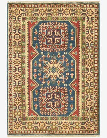 2' 9 x 3' 11 Hand Knotted Kazak Rug