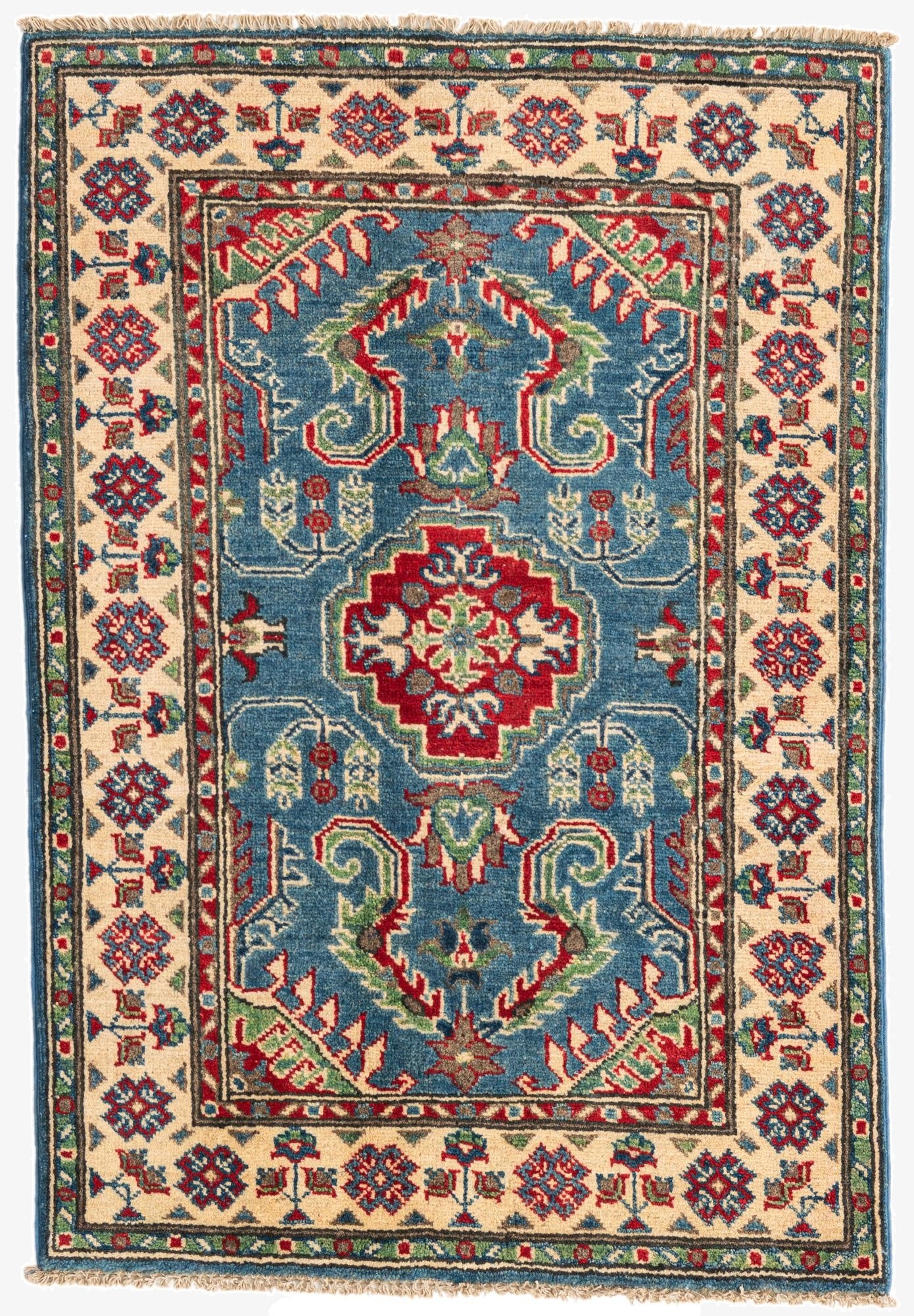 2' 8 x 4'  Hand Knotted Kazak Rug