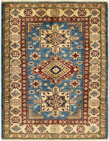 2' 10 x 3' 9 Hand Knotted Kazak Oriental Rug