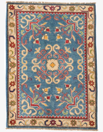 2' 10 x 4' Hand Knotted Kazak Rug