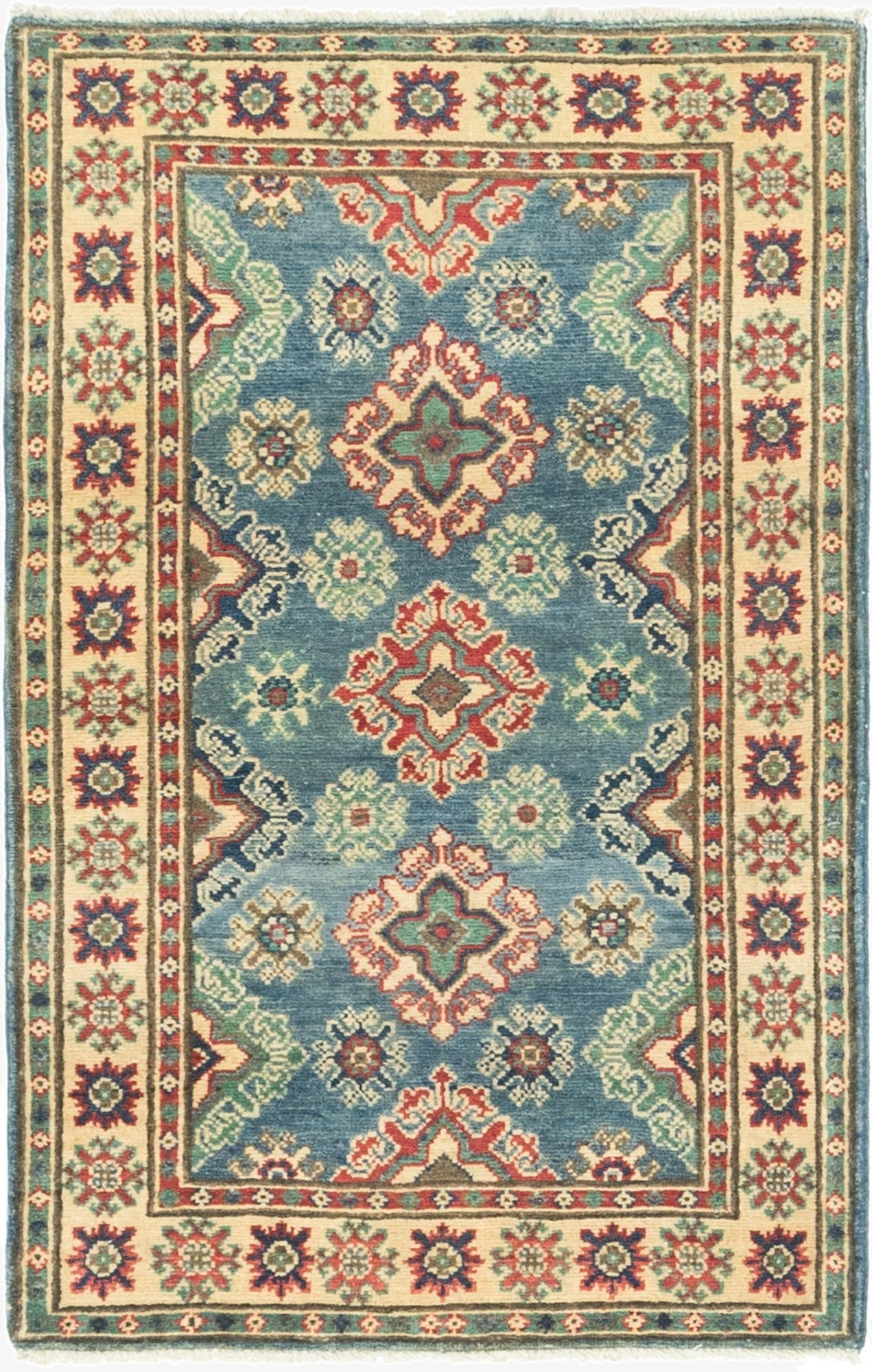 2' 7 x 4'  Hand Knotted Kazak Rug