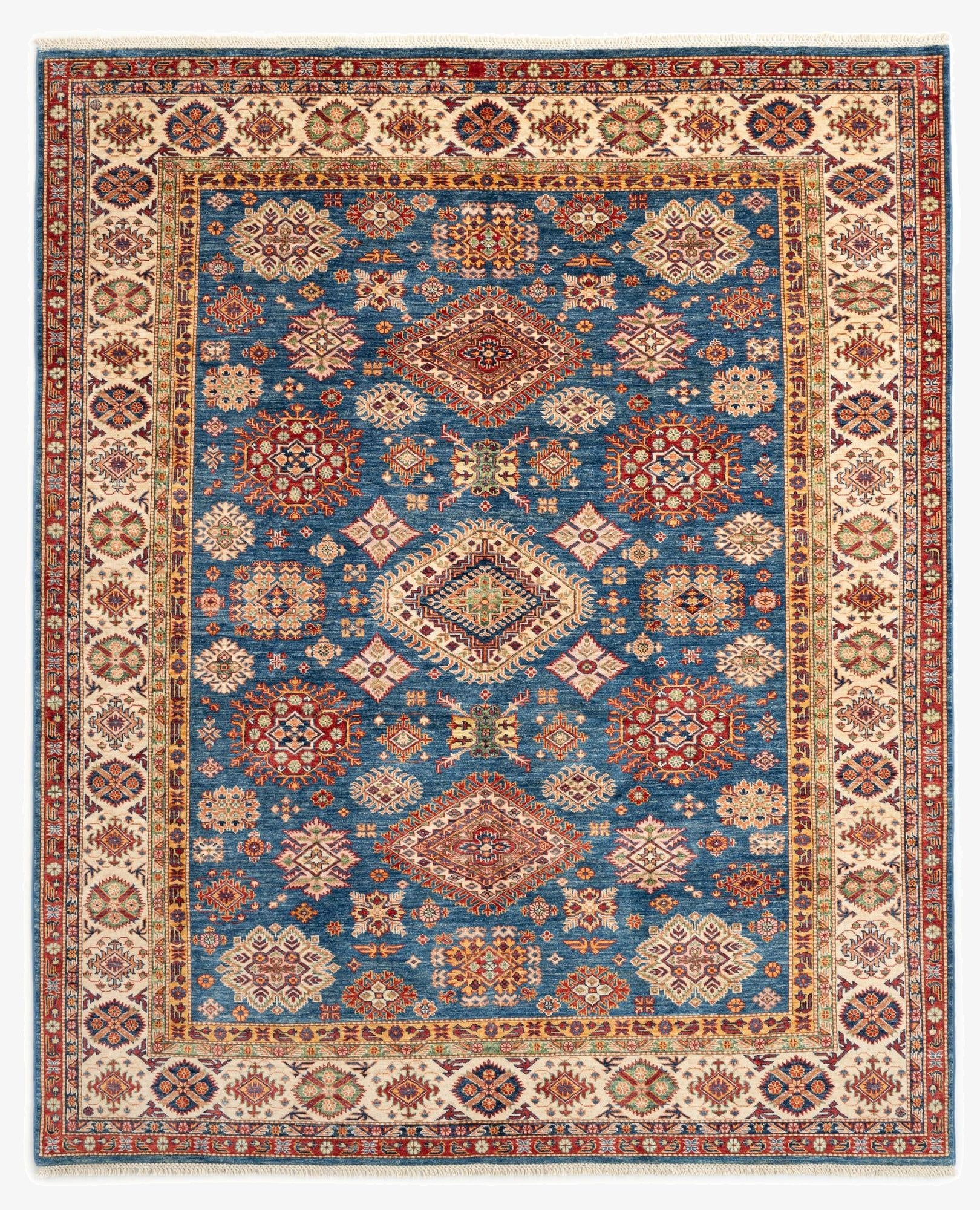 7' 11 x 9' 8 Kazak Wool Rug
