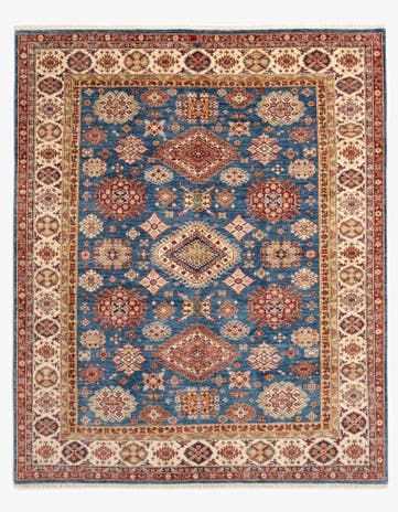 7' 11 x 9' 8 Kazak Wool Rug