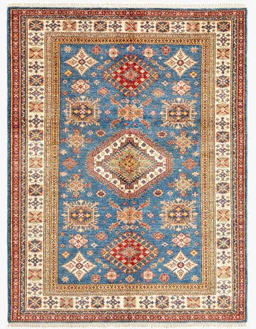 4' 11 x 6' 6 Kazak Wool Rug
