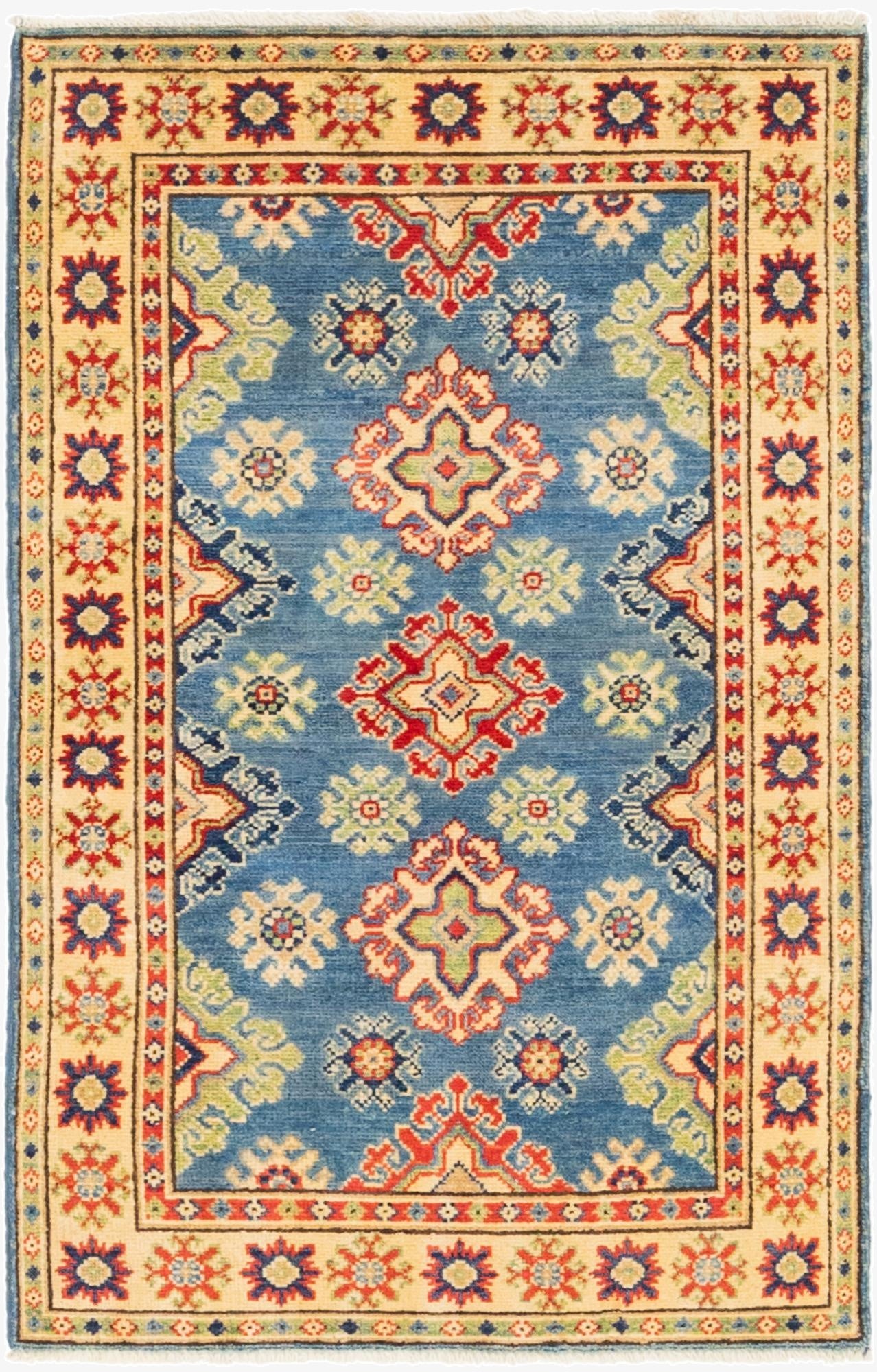 80cm x 125cm  Hand Knotted Kazak Rug